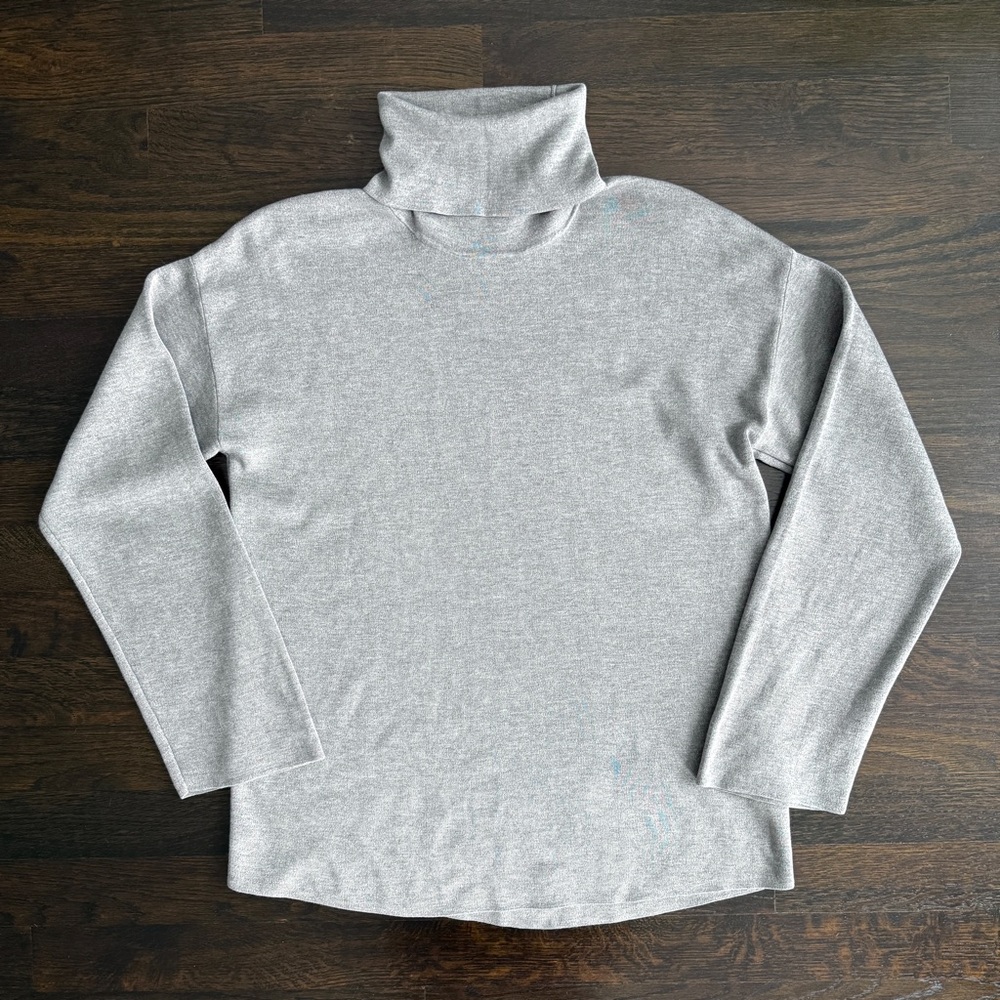 COS Gray Turtleneck Sweater, Size XS